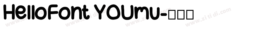 HelloFont YOUmu字体转换